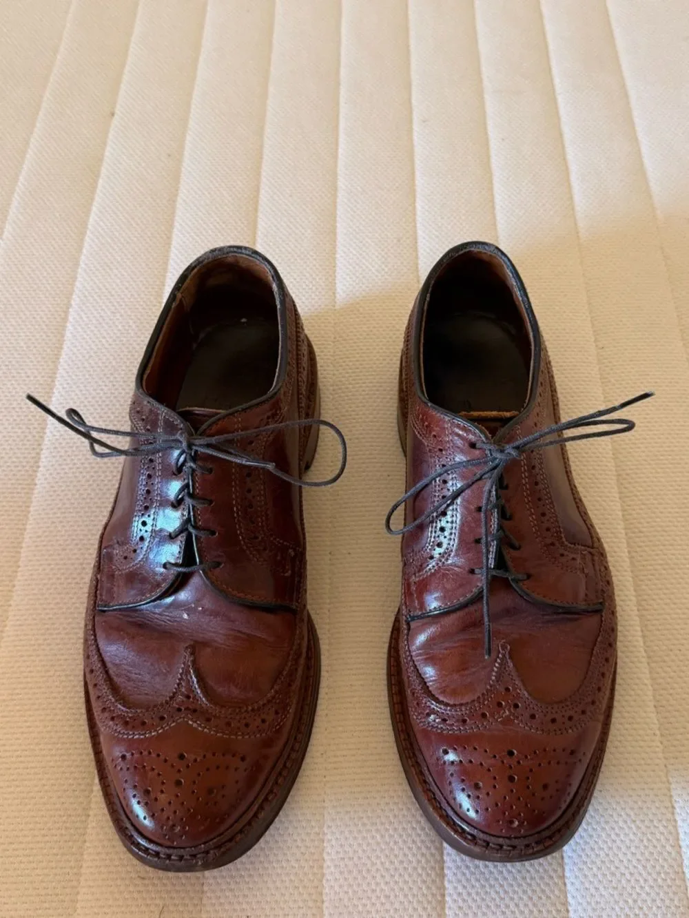 Allen Edmonds Men's Brown Leather Dress Shoes